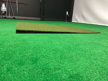 Golf Simulator Putting and Return Ramp